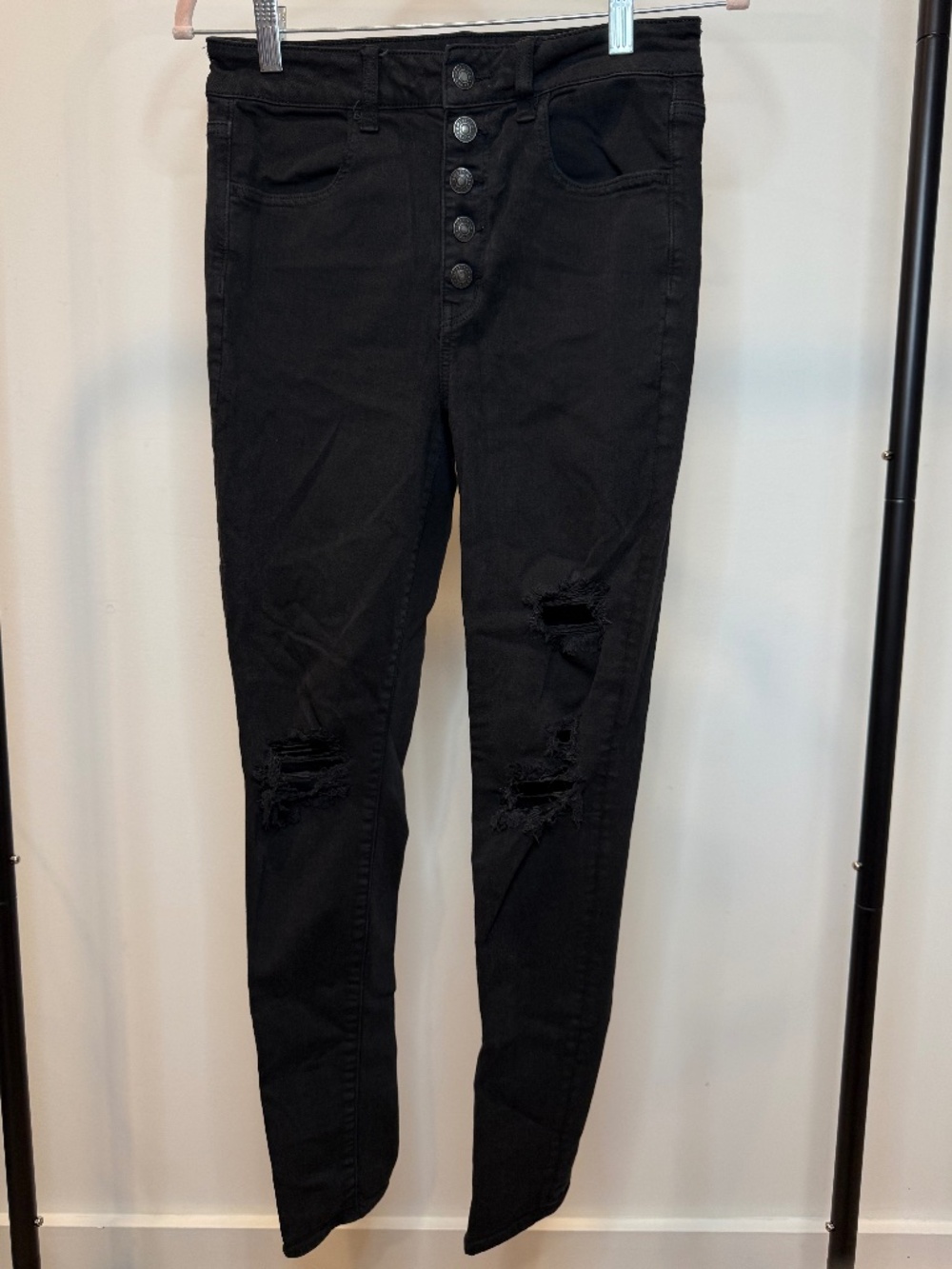 Womens American Eagle Ripped Skinny Jeans - 5 for $25